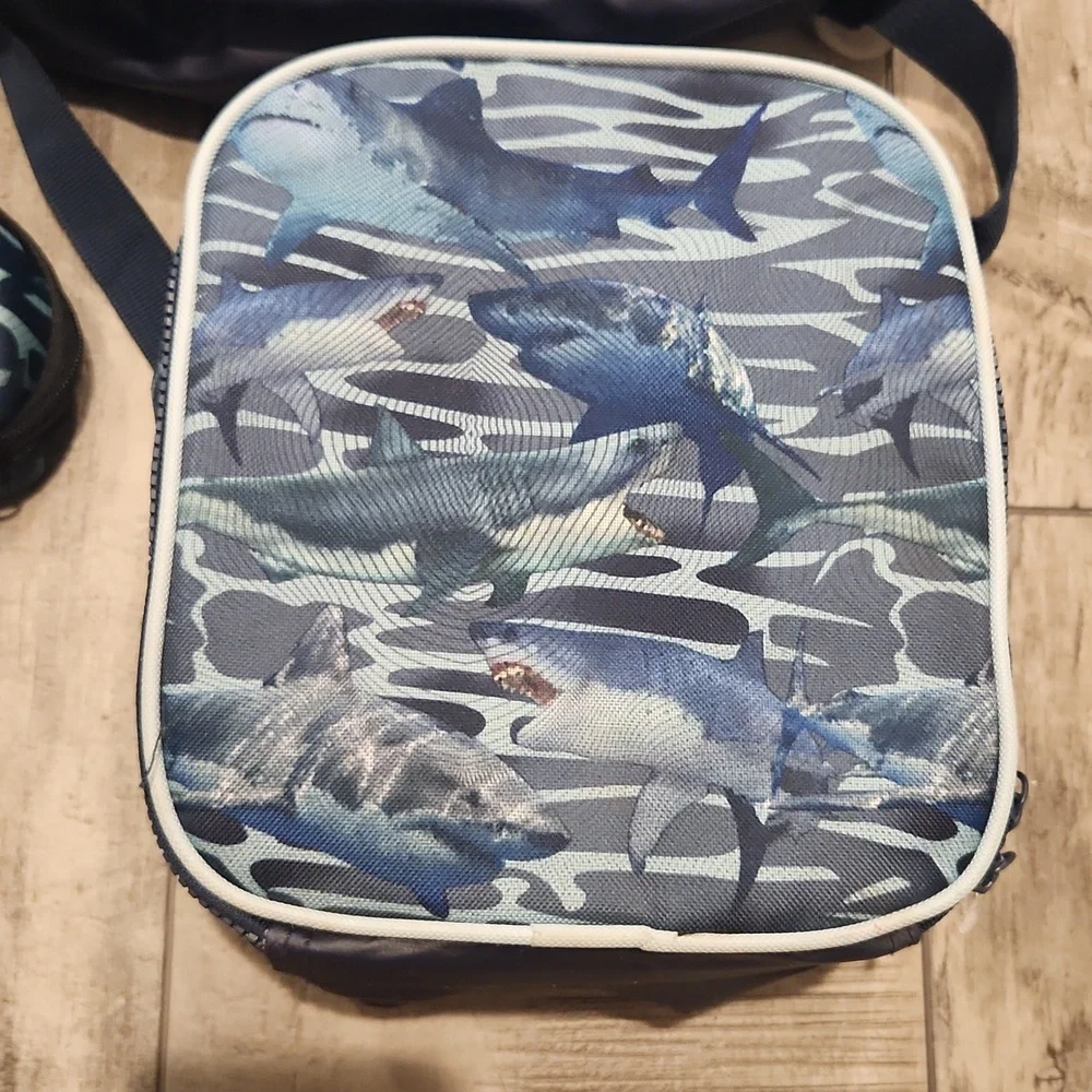 Blue Camo Shark Backpack Bundle - Picture 2 of 9